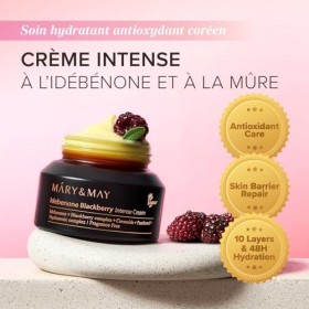 MARY & MAY Idebenone + Blackberry Crème intense 70 g 