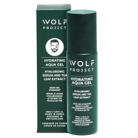 Wolf Project - Gel Creme Hydratante Visage Homme - Soin Anti Rides Homme - Soin coreen visage - 100 ml