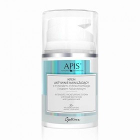 APIS OPTIMA, CRÈME HYDRATANTE ACTIVEMENT AVEC DES MINÉRAUX DE LA MER Morte ET DE LACIDE Hyaluronique, JOUR ET NUIT 30+, 50ML