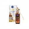 Nivea Q10 Sérum anti-rides Expert Double Action 30 ml , sérum pour le visage avec technologie anti-âge, tonique anti-âge, bl