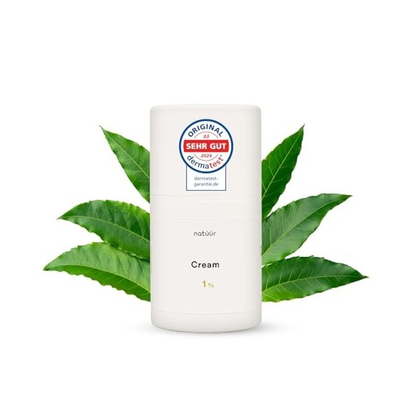 natüür Crème 50 ml | Crème pour le corps pour peaux irritées et sensibles | Crème hydratante naturelle avec Neemavera | Soin