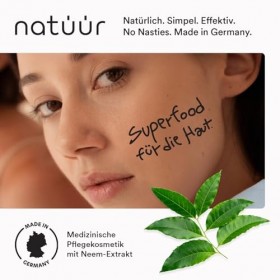natüür Crème 50 ml | Crème pour le corps pour peaux irritées et sensibles | Crème hydratante naturelle avec Neemavera | Soin 
