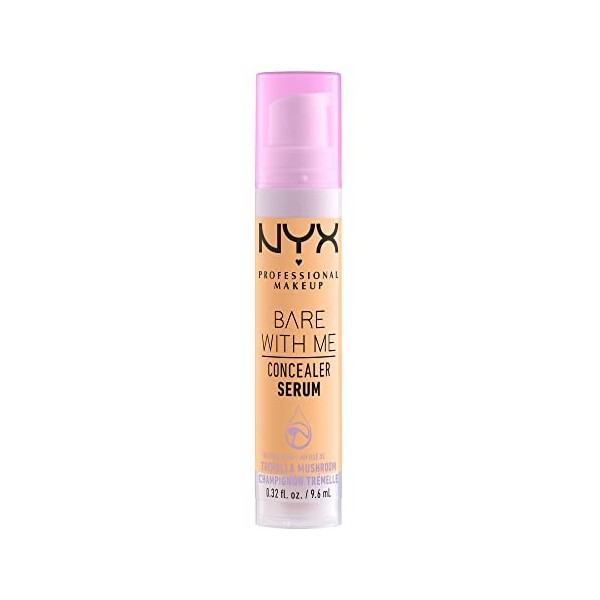 NYX Professional Makeup Sérum Correcteur Bare With Me, Naturel, Couvrance Moyenne, Teinte : Vanilla, 9,6 ml Anti-cernes / Cor...