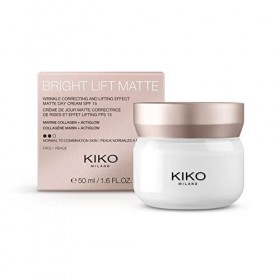 KIKO Milano Bright Lift Matte, Crème De Jour Lifting Matifiante Au Collagène Marin - Spf 15 Crème Jour et Nuit