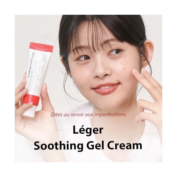 [MIZON] GOOD BYE BLEMISH SOOTHING GEL CREAM 55 ml Soin coréen - Crème gel apaisante - Traitement de lacné - Prévention des