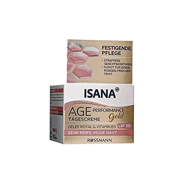 ISANA Age Performance Gold Day Cream - 50 ml 1.76 oz 