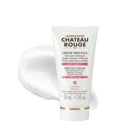 LABORATOIRE CHÂTEAU ROUGE - Crème Prestige 50ml - Soin Jour Hydratant - Unifie, Hydrate +59%, Illumine - Haute Tolérance - To