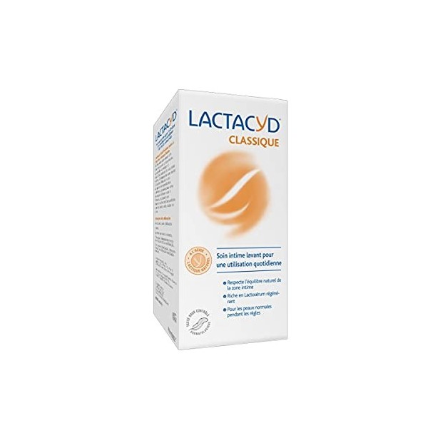 Lactacyd Classique Soin intime lavant pour une utilisation quotidienne - respecte léquilibre naturel de la zone intime - lot ...