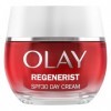 Olay Regenerist Crème de Jour Visage SPF30, Anti-rides + Raffermissante avec SPF30, Niacinamide et Peptides Anti-Âge, Renouve...