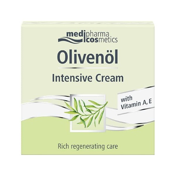 Medipharma Cosmetics Olivenöl Intensivpflege unterstützt die Zellerneuerung, 30 ml Crème