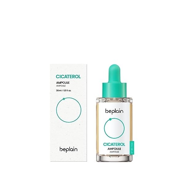 Beplain Cicaterol Sérum pour le visage 1,01 fl oz | Ampoule Centella Asiatique Cica hautement concentrée | Soin de la peau 
