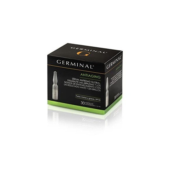 Germinal - Sérum anti -chills mixte et graisses | Action profonde | Antiarrugas Facials | Sérum Effet anti-hydratant | Peau m