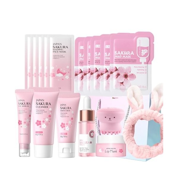 Sakura Sakura Kit de soin du visage hydratant pour fille