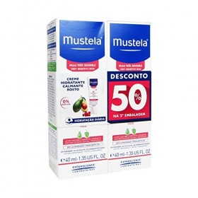 Mustela Pack Crème Hydratante Visage Apaisant 2x40ml