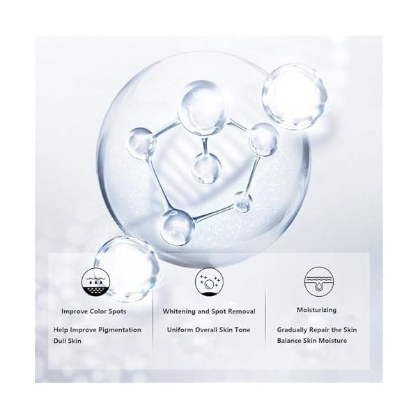 Correcteur de taches, Hydratant naturel, unifie le teint, hydrate et illumine la peau, élimine les taches pigmentaires, convi...