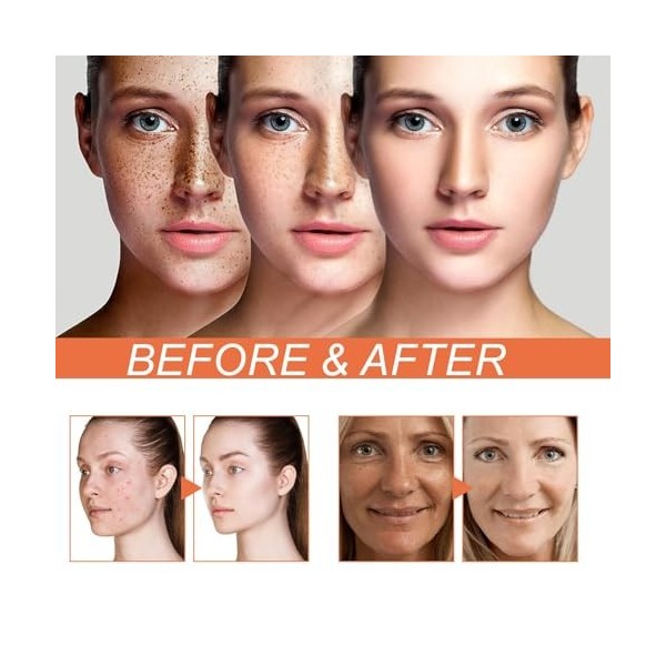 GDKLDFG Crème Anti-Cernes Hydratante Éclaircissante, Crème Tonifiante Lissante, Correcteur Iluminador Hidratante, Correcteur 