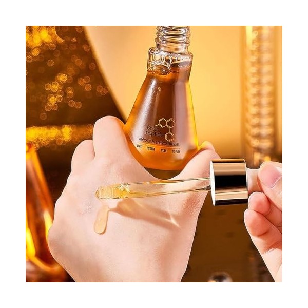 SLXYYYHW Sérum Anti-âge au collagène, Essence de comblement des Rides aux peptides, sérum Anti-âge Anti-Rides pour Le Visage,