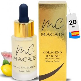 COLAGENO MARINO hidrolizado serum facial – sérum visage à la formule hautement concentrée, contenance 15 ml, s’intègre facile