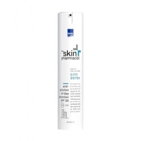 The Skin Pharmacist - CITY DETOX - Crème de Jour Anti-Pollution SPF30 - Protection Solaire & Hydratation - Soin Visage pour P