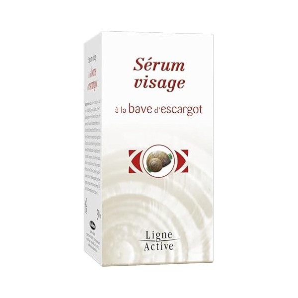 Api-Nature Sérum Visage à la Bave d’Escargot 30 ml | Enrichi en Aloe Vera, Huile dArgan et Acide Hyaluronique