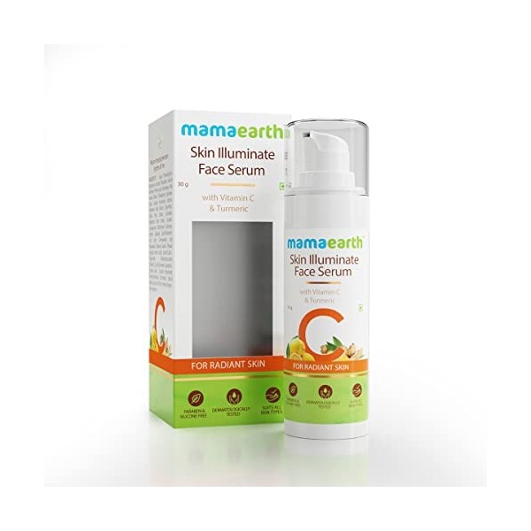 Skin Illuminate Sérum visage pour une peau éclatante avec vitamine C et curcuma - 30 g