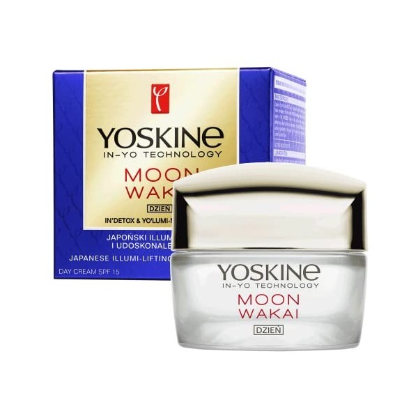 Yoskine Moon Wakai Crème de Jour, Illumi-lift & peau perfectrice SPF 15