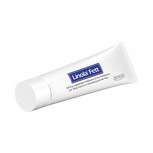 Dr. Wolff Linola Fett Crème pour dermatite atopique semi-aiguë chronique Pack 2 x 50 g/100 g