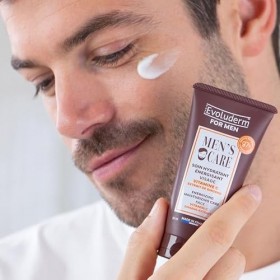 EVOLUDERM – Soin Hydratant Énergisant Homme – 50 ml – 97% d’Origine Naturelle – Végan – Fabrication Française - Lot de 2 x 50