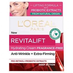 LOréal Revitalift Crème hydratante sans parfum dommages causés par la lumière 
