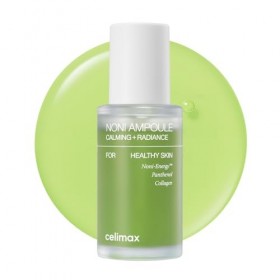 celimax Ampoule Énergisante Noni À LExtrait De Noni, Sérum Hydratant Et Apaisant Pour Les Taches Brunes Et Les Ridules, Anti