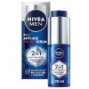 Nivea Men NIVEA MEN Anti-Age 2in1 Power Serum 30 ml , sérum hydratant avec 630 lumineux et acide hyaluronique, réduit les ri