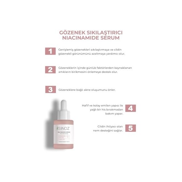 Pore Minimizing Serum | Facial Skin Care to Shrink Pores & Tighten Skin | With Niacinamide & Hyaluronic Acid | Oil-Control &