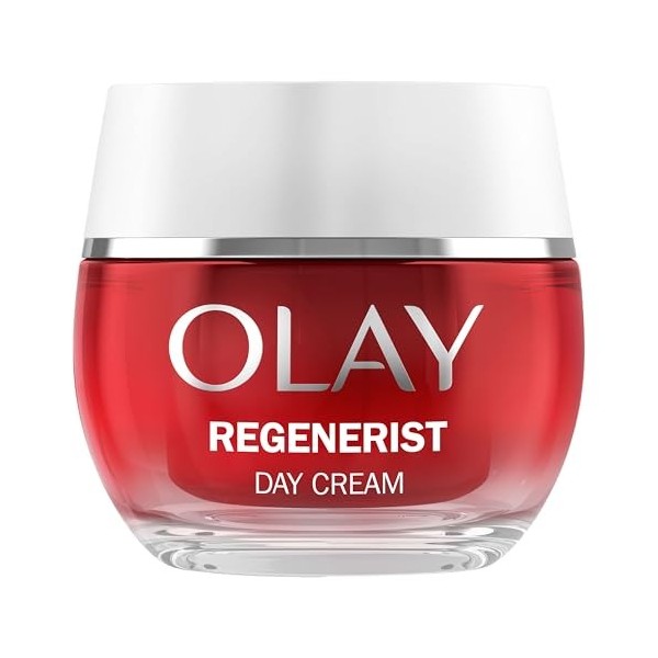 Olay Regenerist Crème de Jour Visage. Anti-rides + Soin raffermissant à la niacinamide et aux peptides. Renouvelle, raffermit