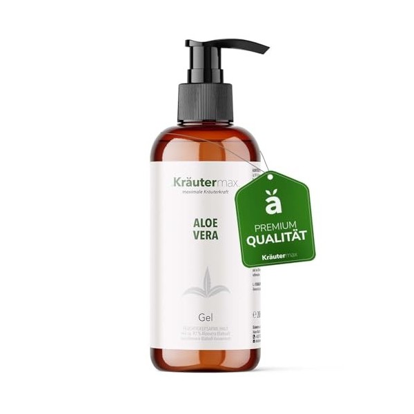 Gel dAloe Vera Pure Cosmétique Naturelle Pure Sans Additifs 97% 1 x 200ml