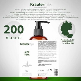Gel dAloe Vera Pure Cosmétique Naturelle Pure Sans Additifs 97% 1 x 200ml