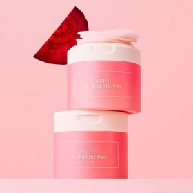 Im from Beet Refresh Pad Lot de 60 feuilles de tampons triple couche pouvant contenir 260 ml dessence, 20 % dextrait de be