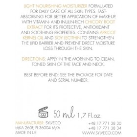 Sylveco Vianek Crème nourrissante pour le visage à lextrait de racine de chicorée 50 ml