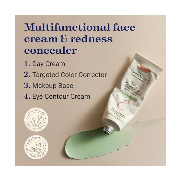 Embryolisse Secret de Maquilleurs Soin SOS de Peau Anti-Rougeurs 30 ml Crème Jour et Nuit