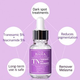 Cos De BAHA TN Tranexamic Acid 5% Serum with Niacinamide 5% for Face/Neck 30ml -to remove Hyper-Pigmentation, Discoloratio