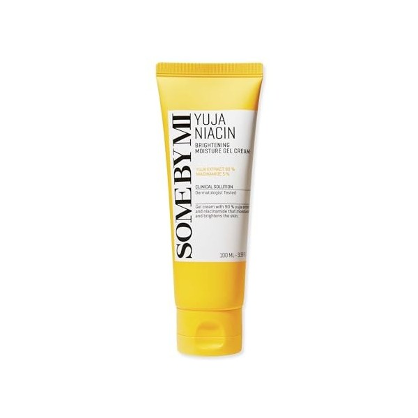 SOME BY MI Yuja Niacin Gel Crème Éclat 100 ml – Soin coréen aux 10 vitamines & niacinamide – Gel hydratant léger anti-taches 
