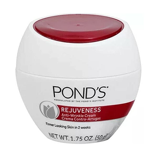Ponds Rejuveness Anti-Wrinkle Cream 1.75 oz. 50g , 2 Pack…
