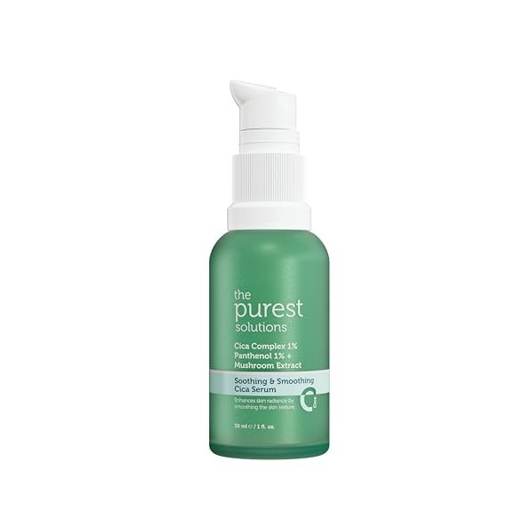 The Purest Solutions Sérum Cica anti-rougeâtre et réparateur de barrière pour peaux sensibles 30 ml