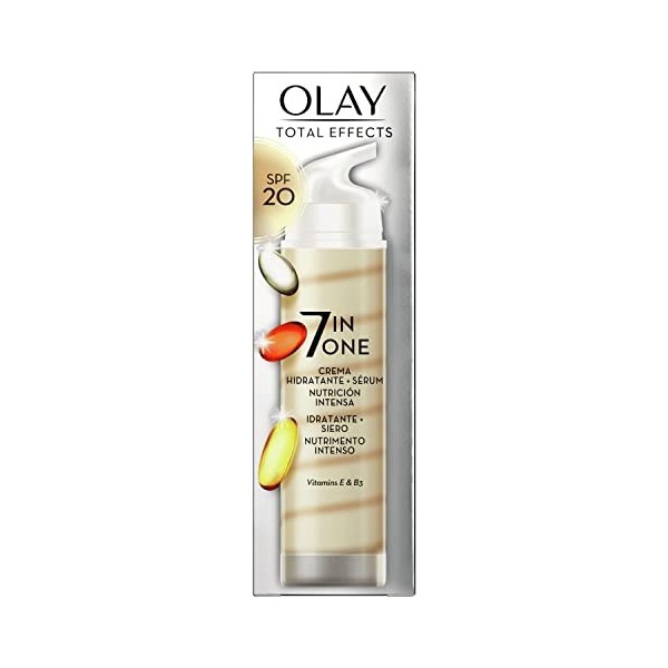 Olay Total Effects Duo Crème hydratante pour le visage et sérum 7 en 1 avec SPF20 40 ml, 1 Unité