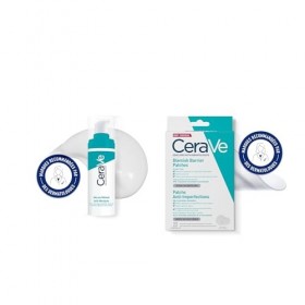 CeraVe, Soins pour les Peaux à Tendance Acnéique, Sérum Rétinol Anti-Marques 30 ml et Patchs Anti-Imperfections Invisibles x2