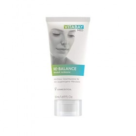 Vitabay Re-Balance 50 ml • Crème visage anti-stress • Équilibre de la microflore pour les peaux sensibles et irritées