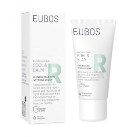 EUBOS FRAIS & NET ANTI-ROUGEURS, Crème Intensive, Soin Apaisant pour Peaux Sensibles Sujettes aux Rougeurs, Réduit les Rides,