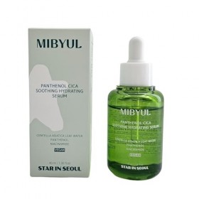 [STAR IN SEOUL] MIBYUL PANTHENOL CICA SOOTHING HYDRATING SERUM, 40 ml, Éclaircissant, Hydratant, Raffermissant, Soin des Pore