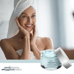 Gel crème hydratant à lacide hyaluronique 48 h I Rafraîchit la peau I Léger & rafraîchissant I Affine les pores et matifiant