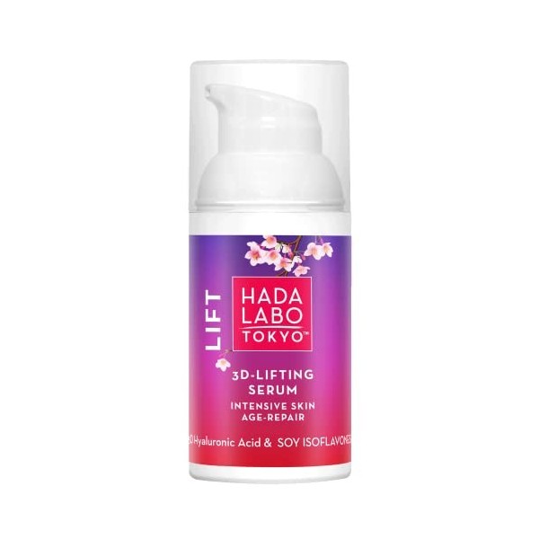 Hada Labo Tokyo Lift Serum Sérum Visage Liftant 3-D, Blanc