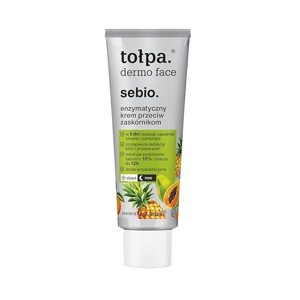 TOLPA Dermo Sébio Crème enzymatique contre les points noirs, 40 ml